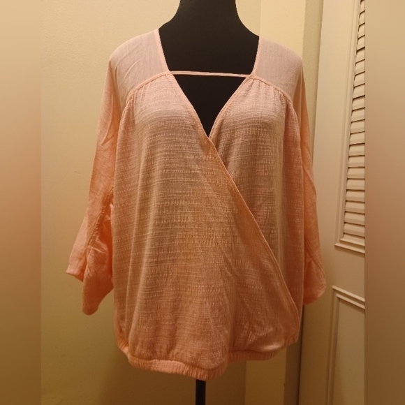 A.n.a V-neck blouse - Picture 1 of 5